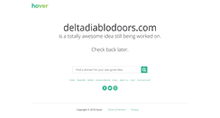 Desktop Screenshot of deltadiablodoors.com