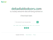 Tablet Screenshot of deltadiablodoors.com